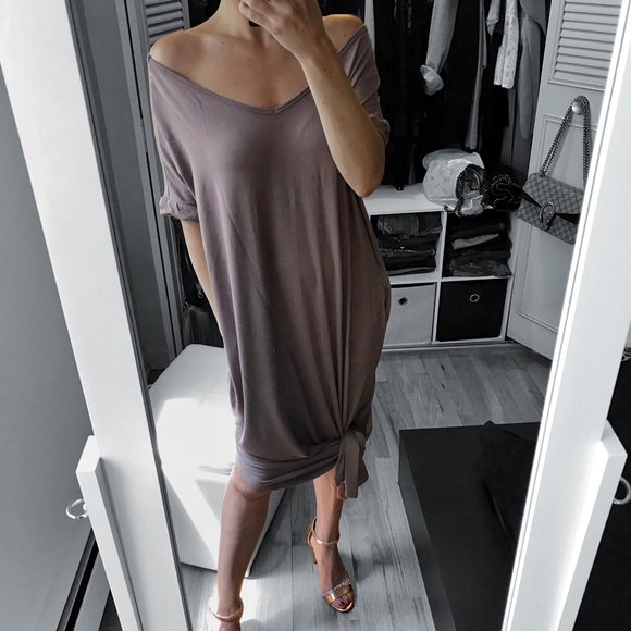 Dresses & Skirts - LAST 1✨Cappuccino Oversized Maxi T- Shirt Dress